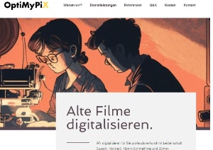 Neue OptiMyPix Homepage